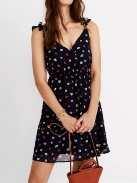 Madewell Dresses & Skirts - Madewell Ruffle-Strap Mini Dress